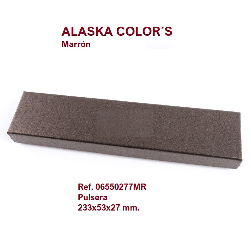 Alaska Color´s MARRÓN pulsera 233x53x27 mm.